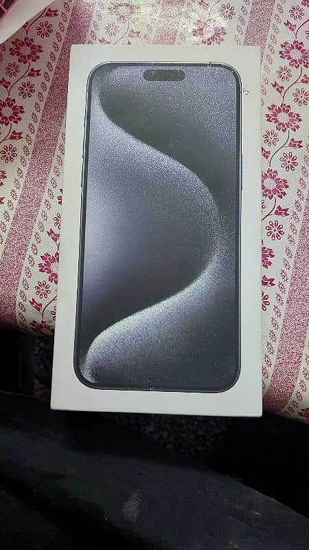 Iphone 15pro max 512gb sealed pack non active physical plus esim jv 0