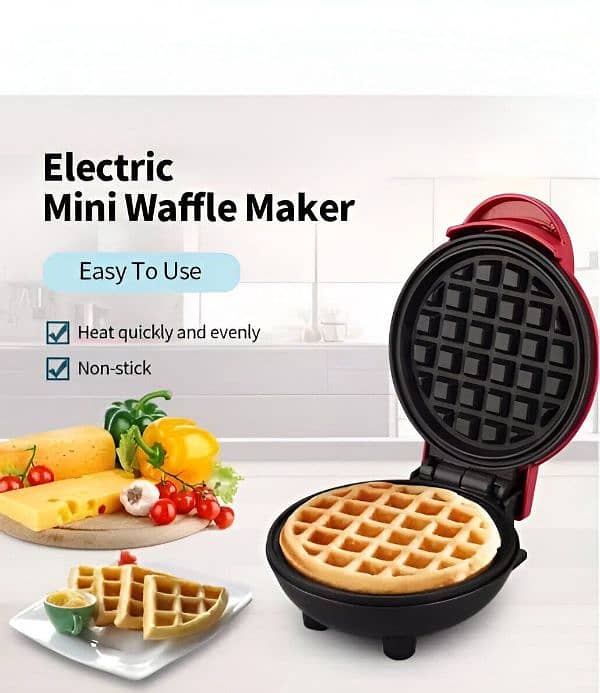 electric mini waffle maker 0