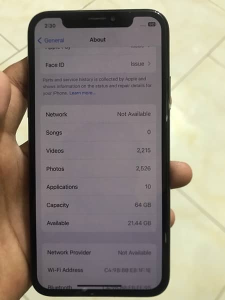 iPhone X non pta 64 gb 7