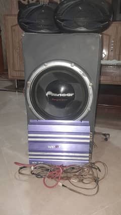 AMPLIFIER+WOOFER+SPEKER