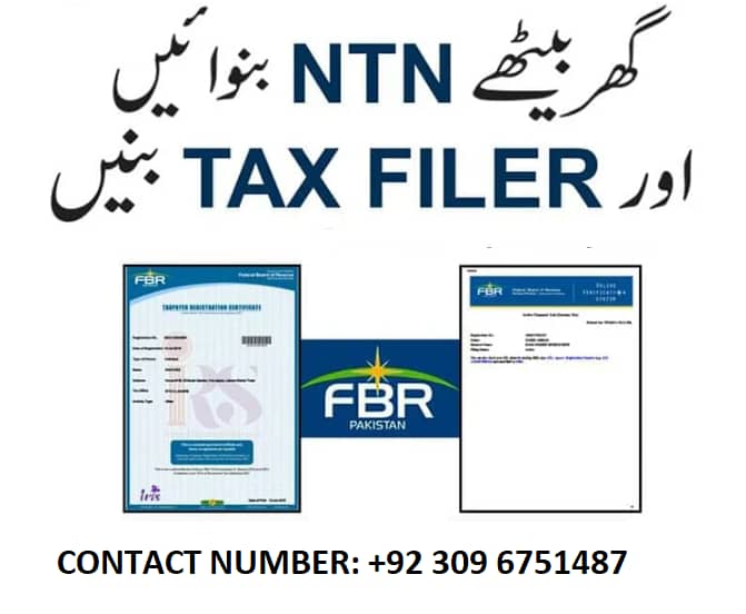 Company Registration (SECP) / Tax Return (FBR) / Audit 3