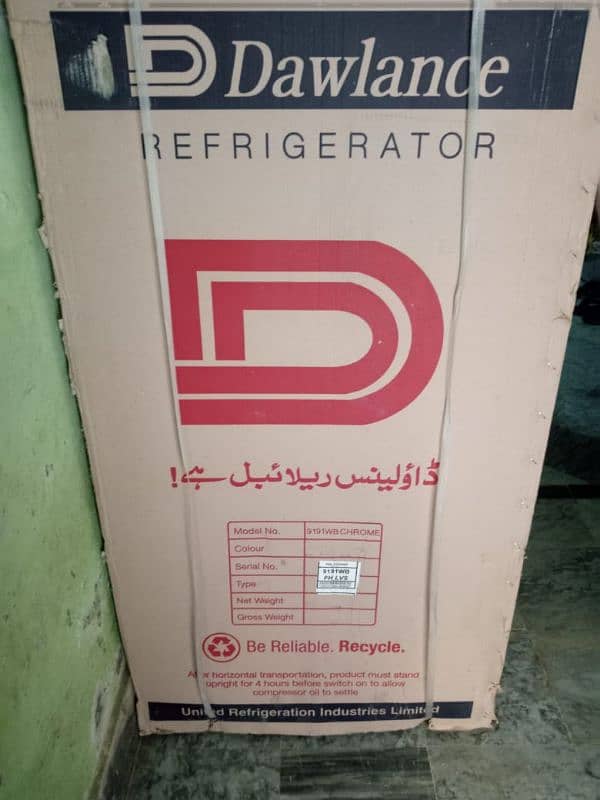 Dawalance Braned new Refrigerator 1