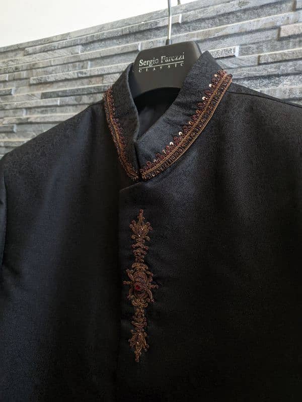 Amir Adnan Sherwani with inner kurta 0