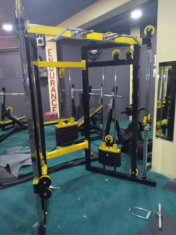 4 station multi station butterfly lat pull down multigym gym rowing 5