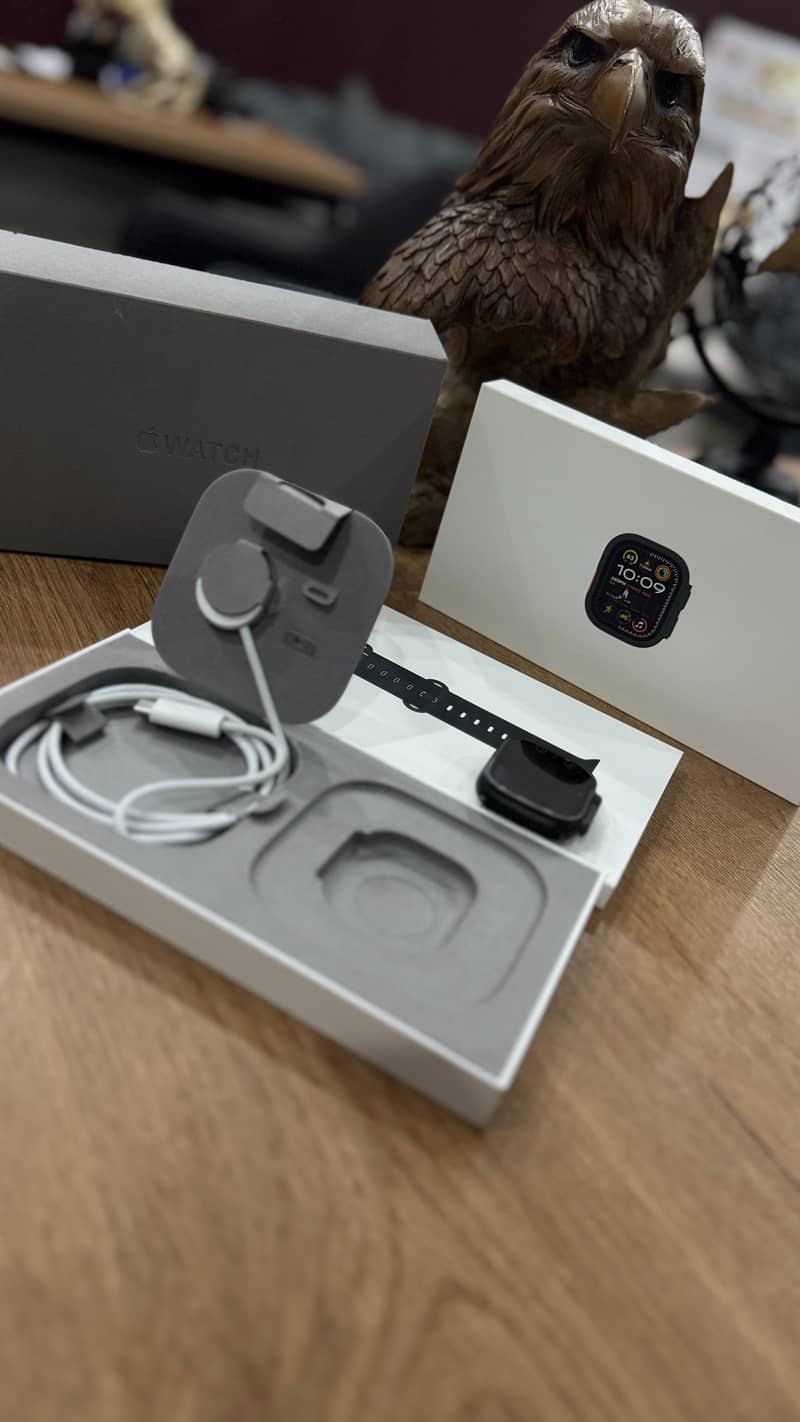 Apple Ultra Watch 2 Black Titanium with Ocean Strap 11