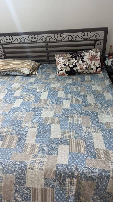 Double Bed King Size with spring mattress (loha) 6