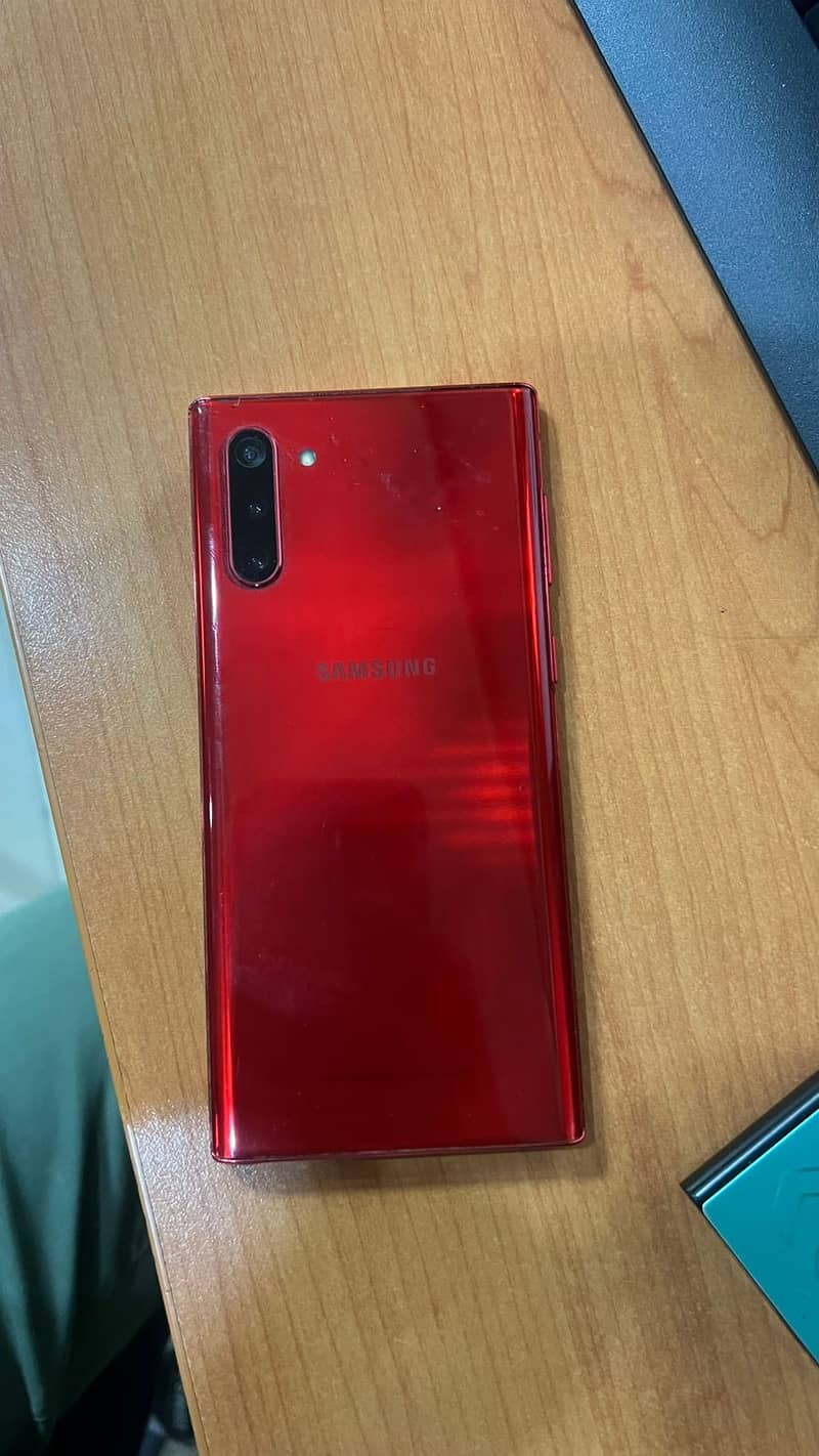 samsung note 10 5g red color argent salle 0