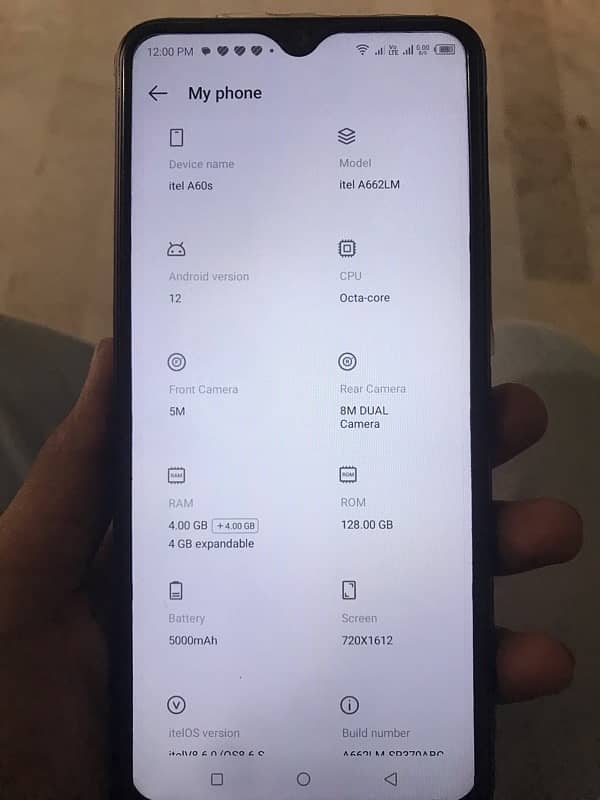 itel A60s 8/128 gb all good urgent sell 9