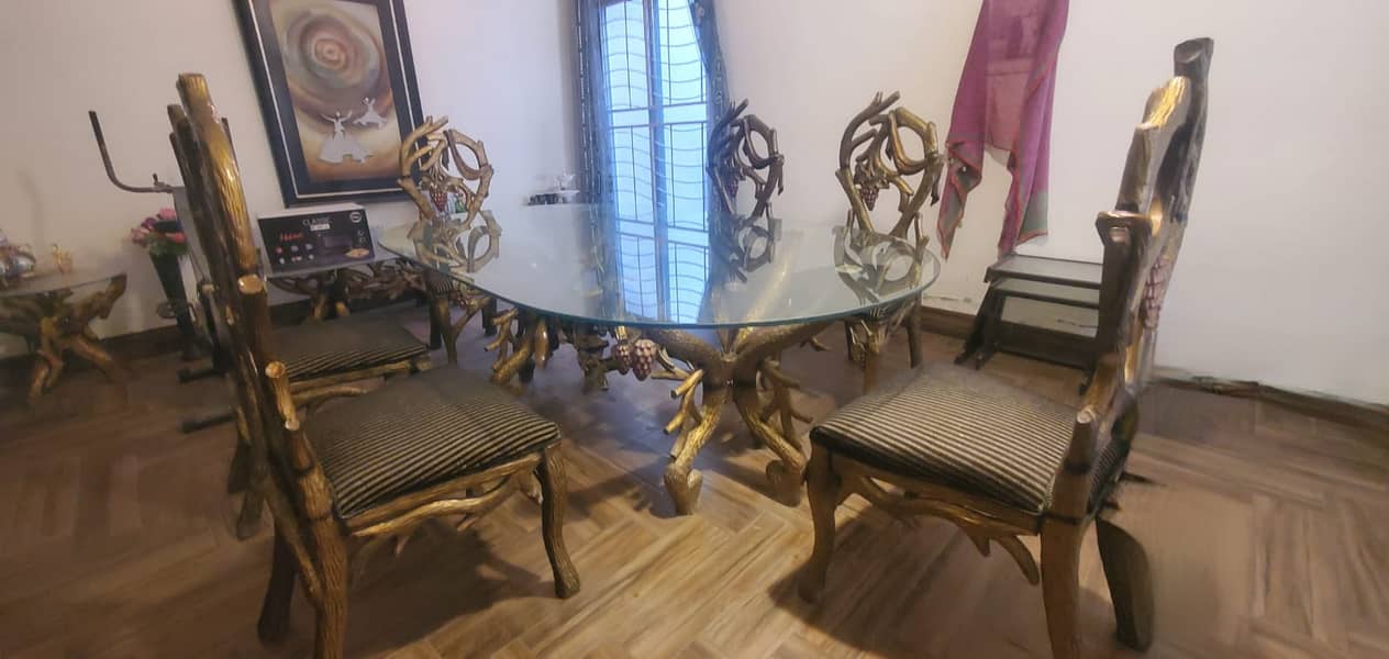 Dining table & center table set 0