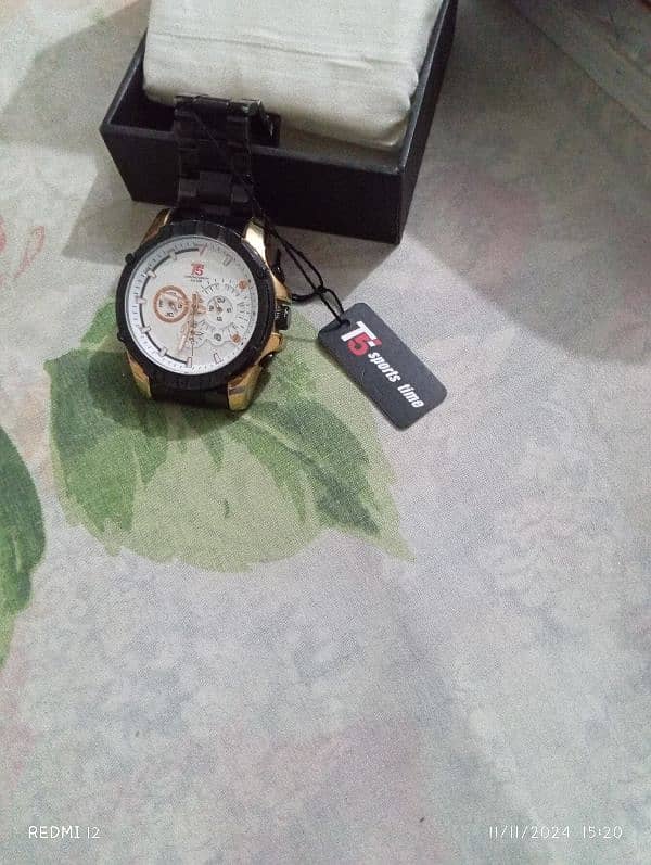 T5 sports original chronograph watch new condition 7