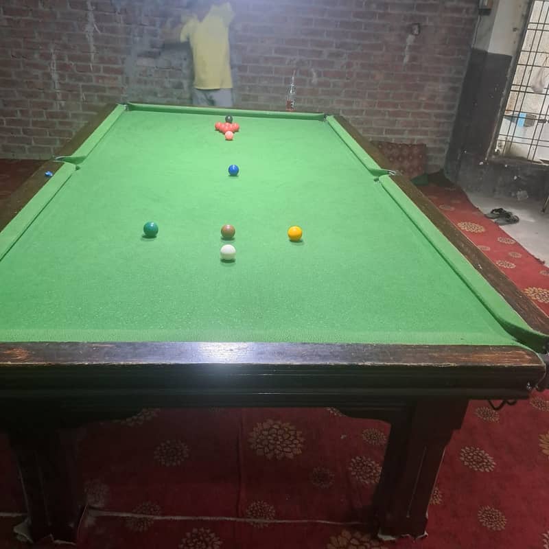 Snooker table size 5 by 10 1