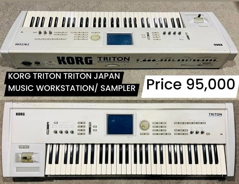 KORG TRITON Keyboard, Piano, Acoustic, Nylon, Electric , Bass, 0