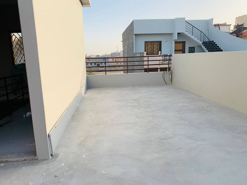 Brand New West Open Ground + 1 House For Sale In Sadaf Society Scheme 33 12