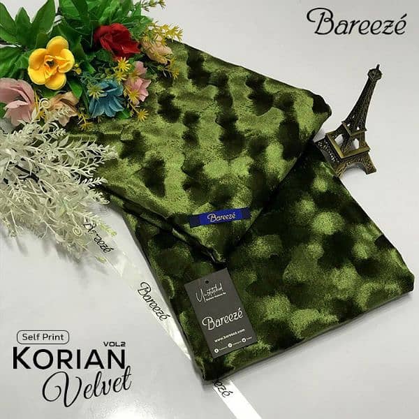 Korean 3D velvet 2 PC collection 03260317882 2