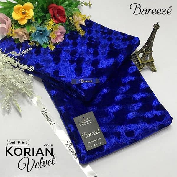 Korean 3D velvet 2 PC collection 03260317882 4