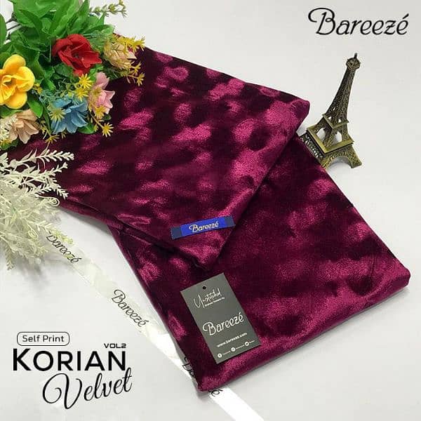 Korean 3D velvet 2 PC collection 03260317882 9