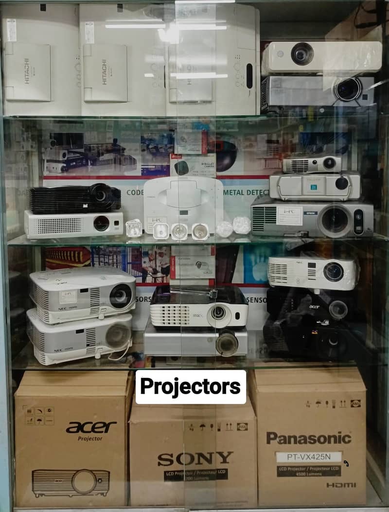 Used & New Projector Also Available Screen 2