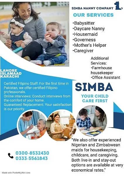 Babysitter Nanny Domestic staff All domestic Staff available 0