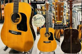 Threes NG-20 Jumbo Acoustic Guitar, Nylon, Bass, Electric, Piano, keys