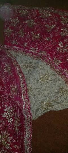 Vintage Bridal Lenga For Sale, Cherry Red