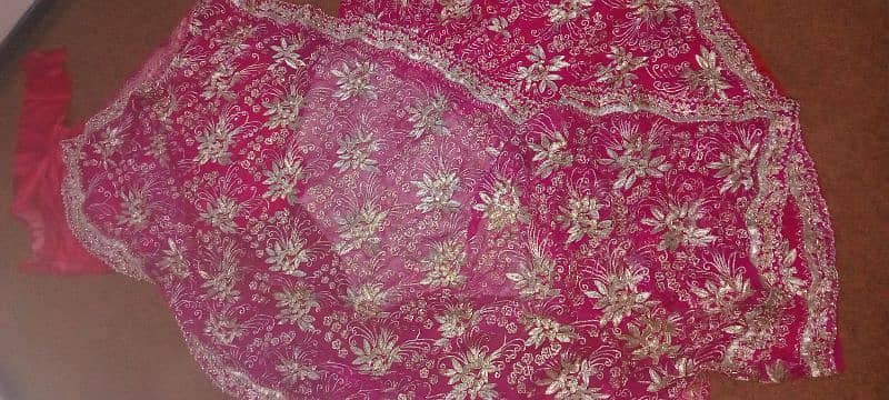 Vintage Bridal Lenga For Sale, Cherry Red 5