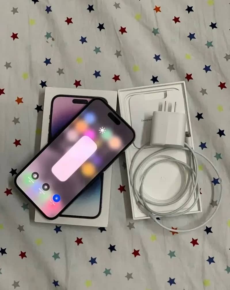 IPHONE 14 PRO MAX | 256GB | JV LLA with Box and Cable 5