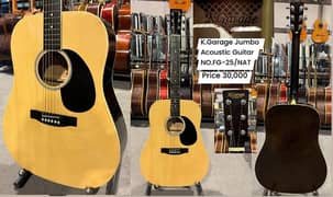 K. Garage Jumbo Acoustic Guitar, Nylon, Electric, Bass, Piano