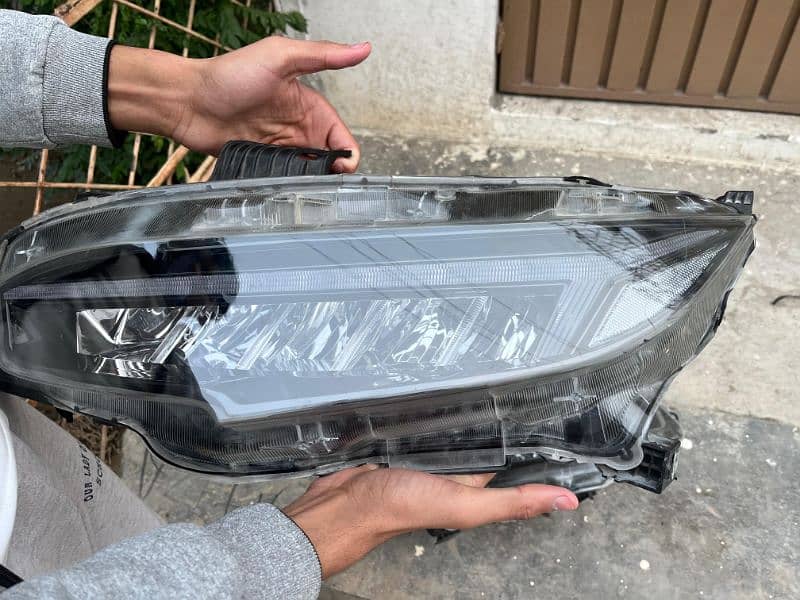 Audistyle headlights Audi style Head light Civic X 1