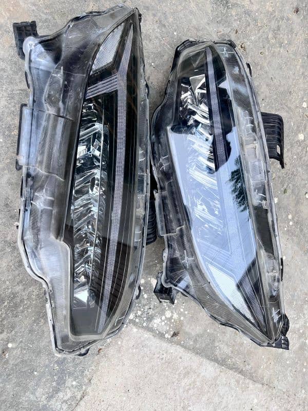 Audistyle headlights Audi style Head light Civic X 4