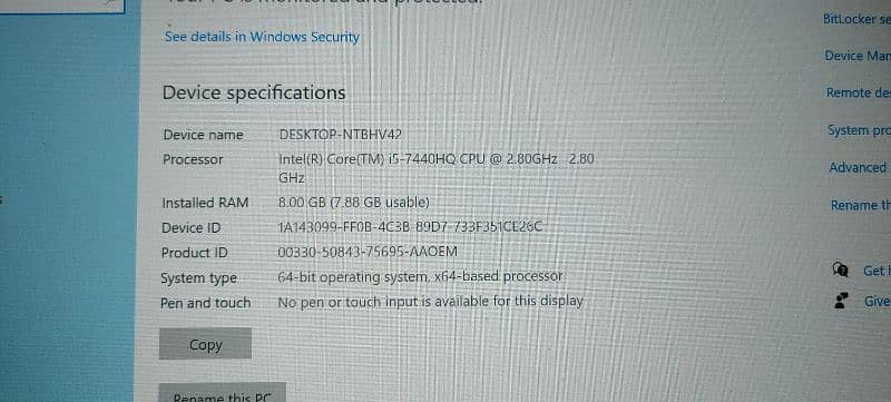 Dell Latitude 5480 Core i5 7 generation 5