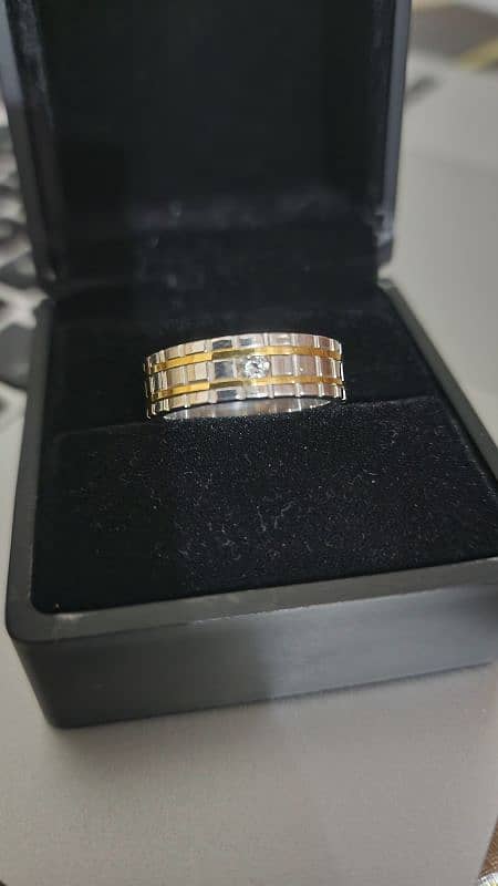 Diamond Ring Band For Men 10 cent Diamond 2