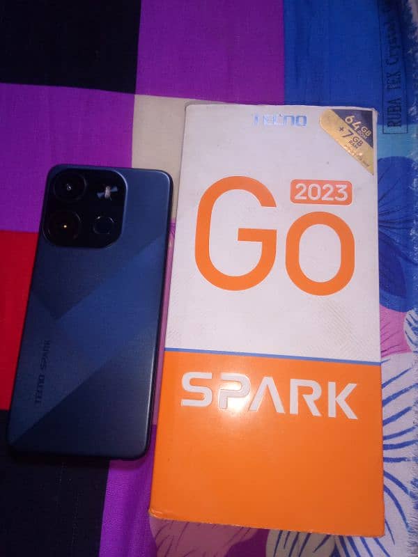 Techno spark go 2023 +7GB Ram /64GB Rom 0