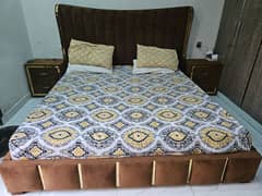 Double Bed with 2 Side Tables & Dressing Table – Excellent Condition