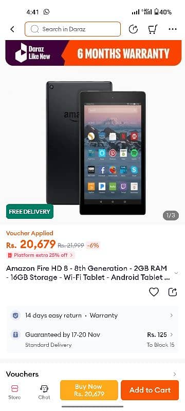 Amazon 8th generation tab all apps working 1