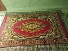 Red center rug