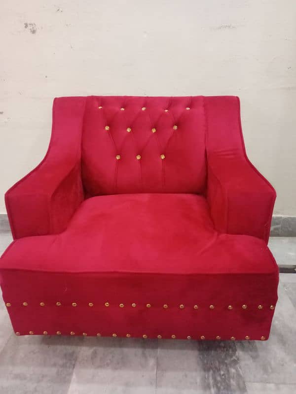 6 seater sofa 10/10 condition  rose colour 3