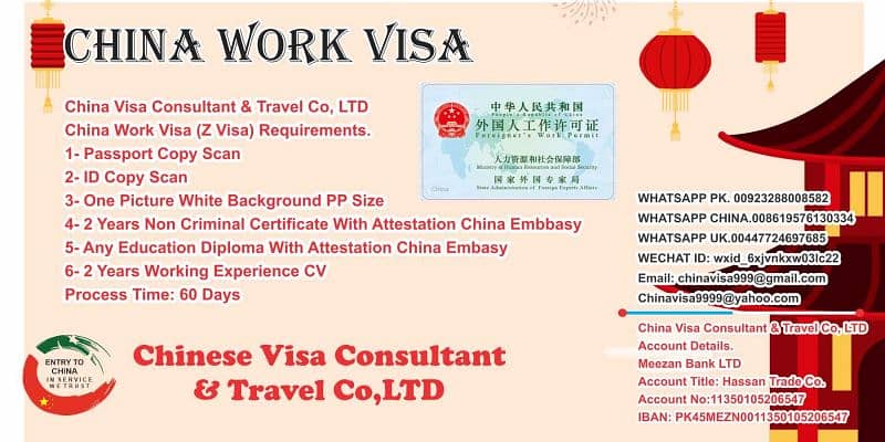 All In The World Visas Solutions China Residence Work Visa 2