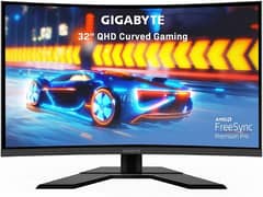 Gigabyte Monitor G32QC 32" 165Hz Curved Display