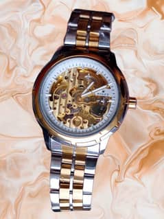 Automatic Skeleton Watch with Box