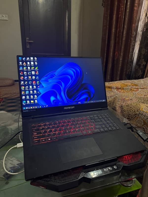 Monster 10th gen i7 10875H RTX 2060 6Gb  16gb Ram 144hz gaming laptop 0