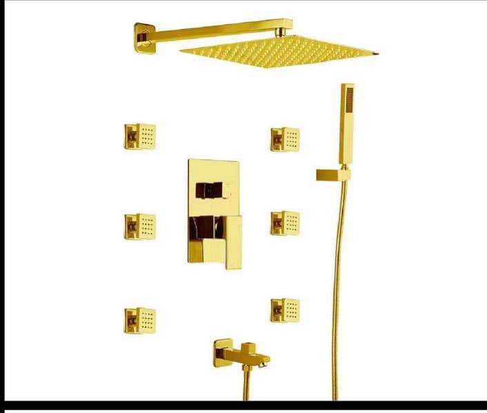 Master Grand Shower Set Golden 0