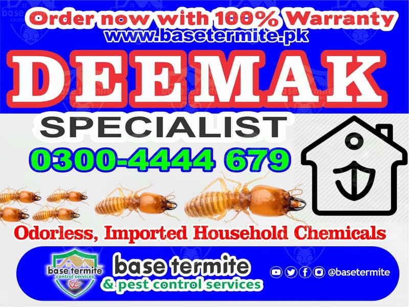 Bed Bugs Termite Cockroach Pest Control Fumigation Service in lahore 0