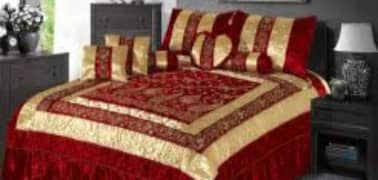 8 PC bridal bed sheet