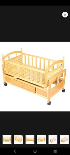 Baby Wooden Bed/Baby Cot/Baby Cradle