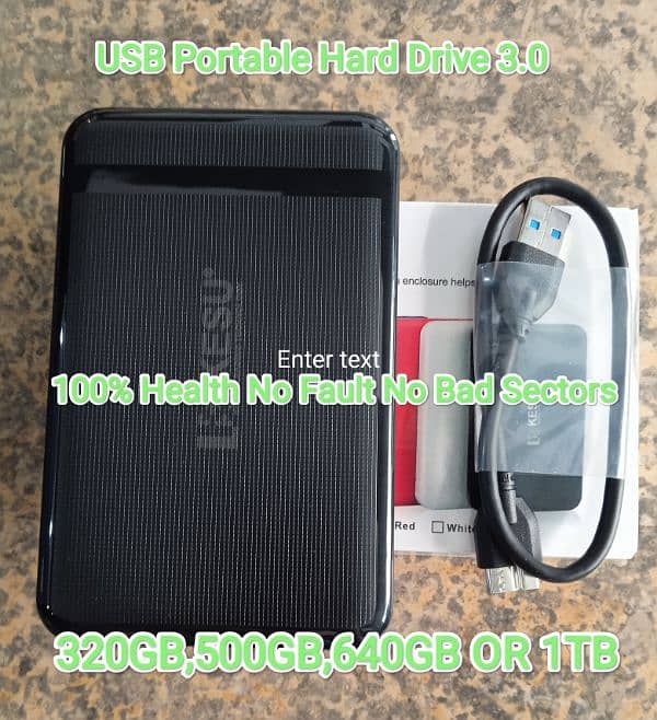 USB Portable Hard Drive 0