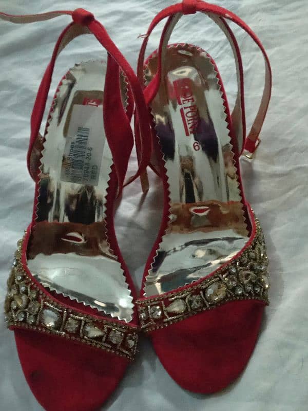 bridal dress,heels , jewelry for barat available for sale 5