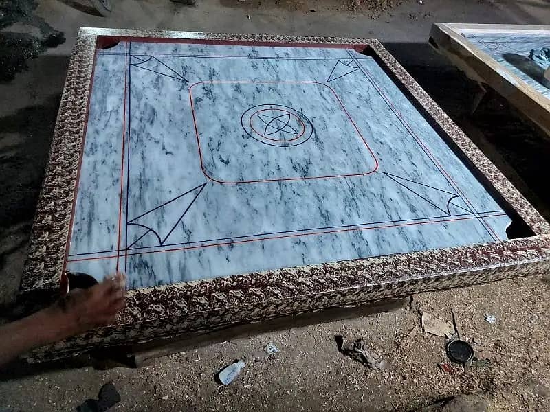 MARBLE DABOO GAME , CARROM BOARD ,  NEW MARBLE USE , DABOO GAME 7