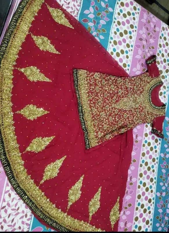 barat bridal sharara good condition only one time used 2