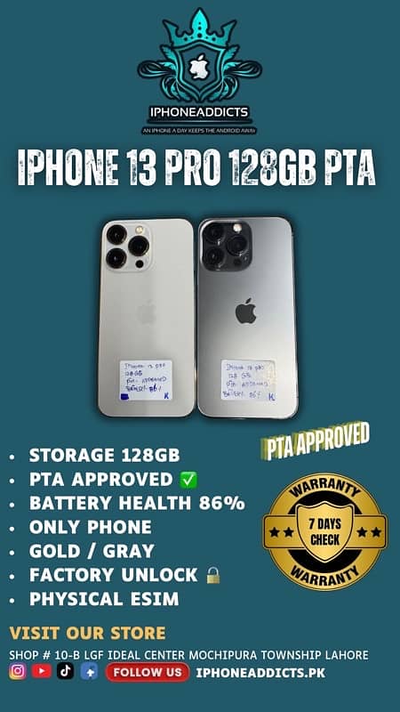 IPHONE TO 16PROMAX PTA APPROVED STOCK AVAILABLE 3