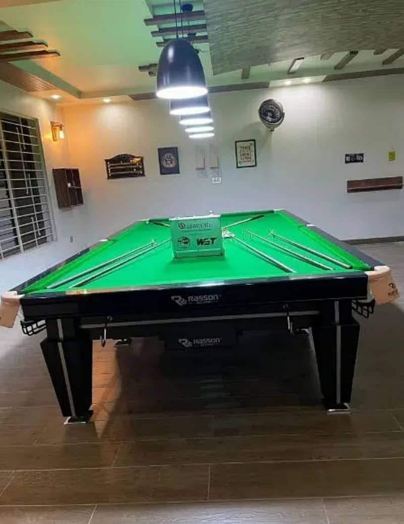 SNOOKER TABLE , TABLE TENNIS, POOL TABLE, BILLIARD TABLE, SNOOKER CUES 4